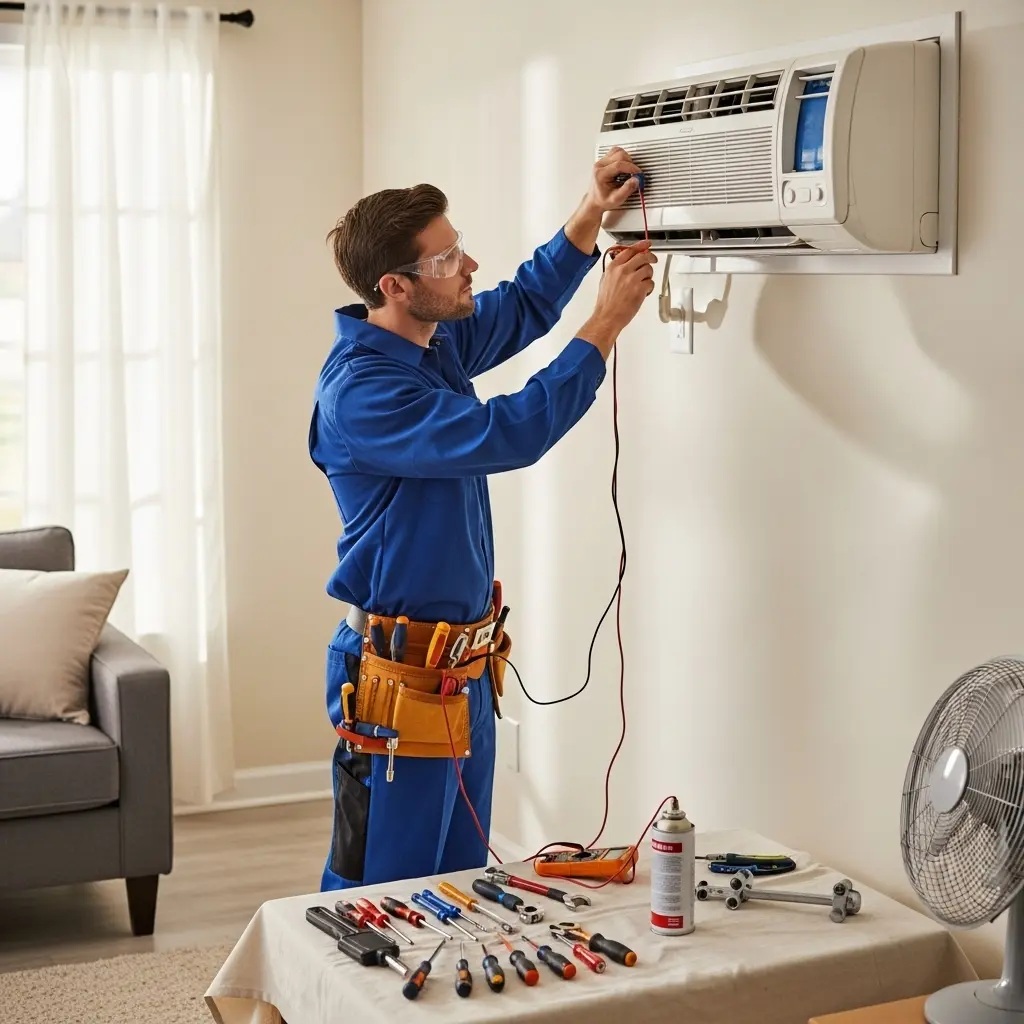 Bayraklı Sunny Sunny klima gaz dolumu ve bakım – Enerji verimliliği artırıldı. - Teknik servis örneği